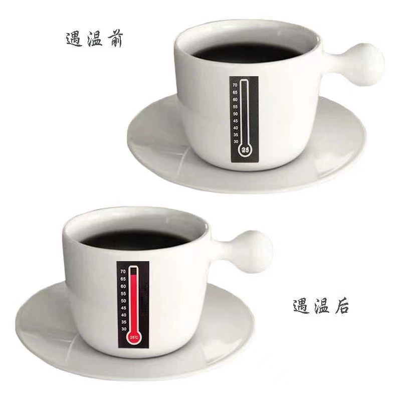 Coffee machine stainless steel, thermometer, temperature measurement
