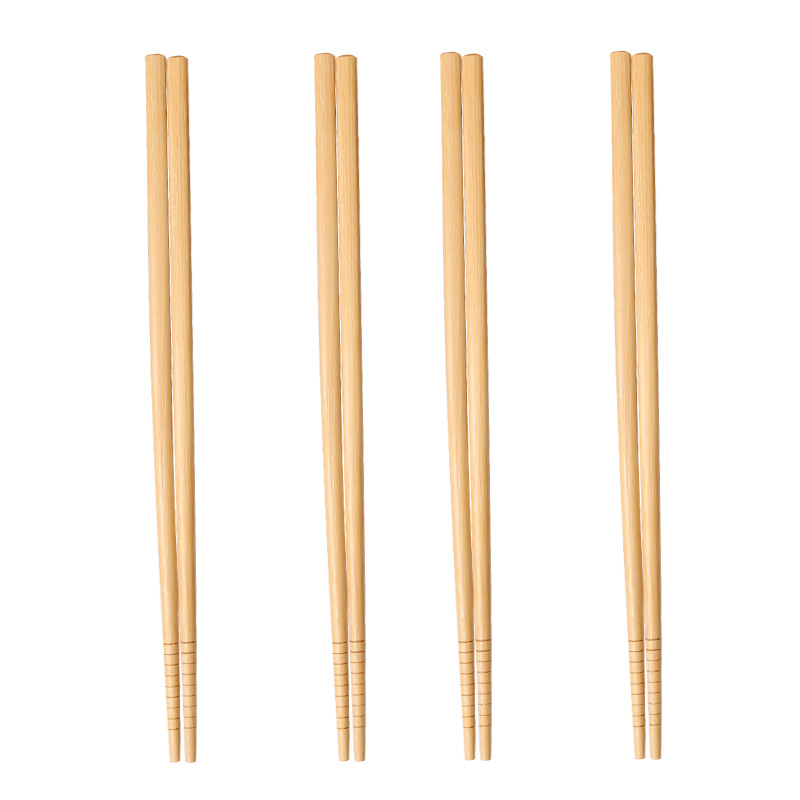 Palillos de bambú japoneses al por mayor 25cm boca puntiaguda asintiendo palillos de escala de pescado palillos roscados palillos de giro palillos de hotel suministro de puesto de palillos