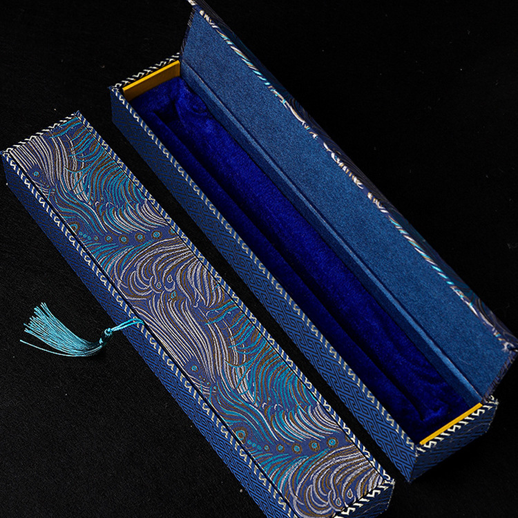 High-end folding fan boxes (9 inches, 9.5 inches, 10 inches), Xuan paper fan packaging boxes, velvet gift storage boxes, collectible and gift giving items