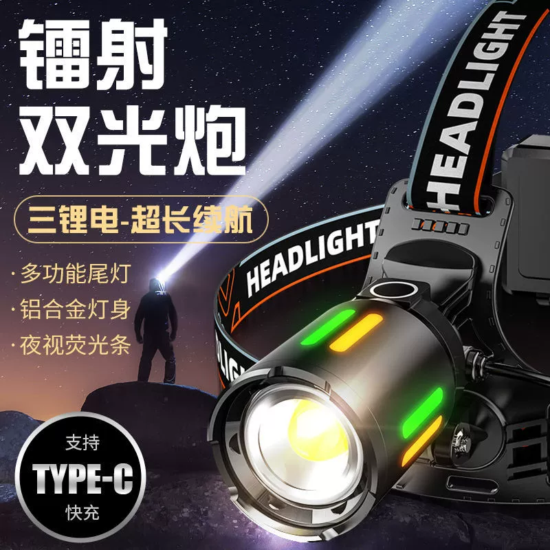 Фары с сильным фонарным зумом шахтерские лампы с зарядкой на открытом воздухе сверхяркие дальние световые светильники со сверхдлинным номерным светом