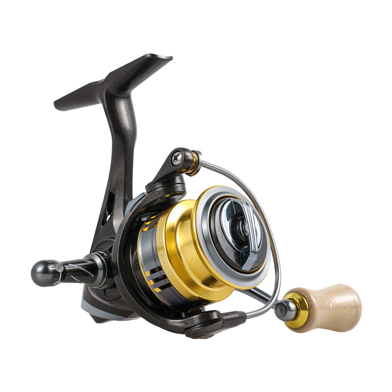 Sr. carrete insignia miniatura carrete de pesca luya rueca 1000 tipo carrete de pesca corriente caballo boca blanco raya carrete de pesca