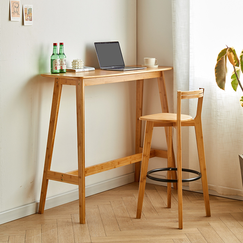 Modern Minimalist Home Bar Tables and Chairs, Milk Tea Shop Tables and Chairs, Bar Front Chairs, Bar Chairs, High-Legged Tables, Wall Tables