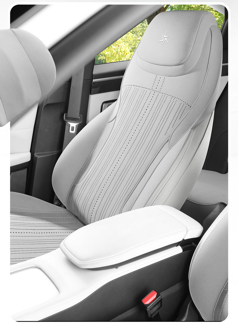Suitable for Geely Galaxy M7 Seat Cushion, Four-Season Suede Seat Cover, Galaxy M7 Car Modification Accessories, Interior Supplies Pad