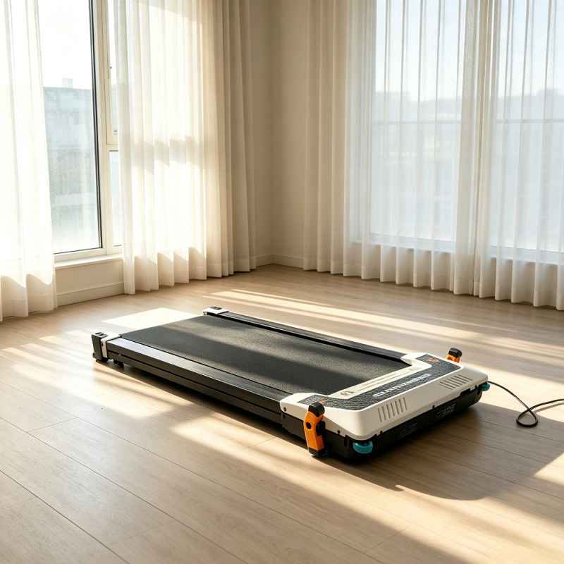 Foldable Double-Sided Walking Pad with Massage Function Electric Under-Desk Treadmill Electric Treadmill for Home Exercise