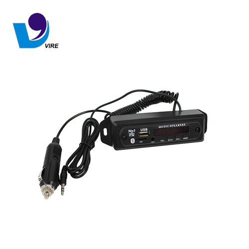 Cigarette lighter car Bluetooth MP3 decoder with mobile charger LED digital display decoding accessories