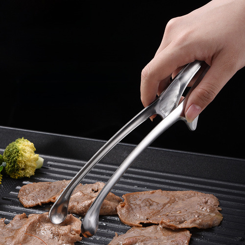 304 stainless steel food tongs, cross-border food tongs, Japanese barbecue tongs, Korean barbecue tongs, BBQ steak tongs