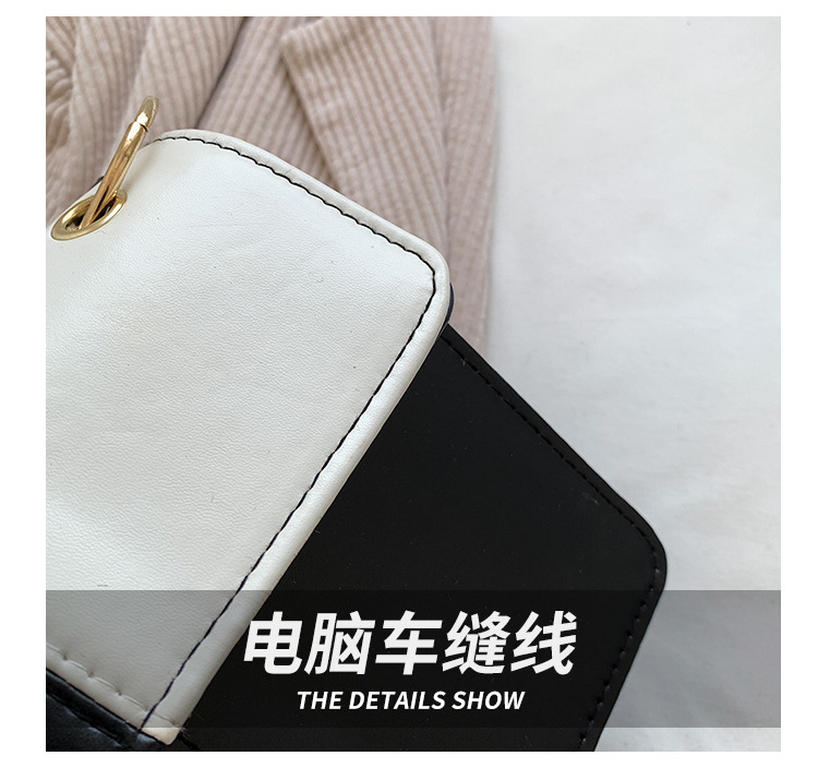 New Bags Fashion Messenger Bag Stylish Texture Portable Small Square Bag display picture 23