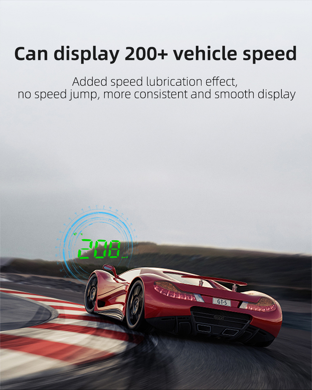 Cross-Border Hud Head-Up Display M1 Car Gps Speed Multi-Function Instrument Projector High-Definition Universal for Cars