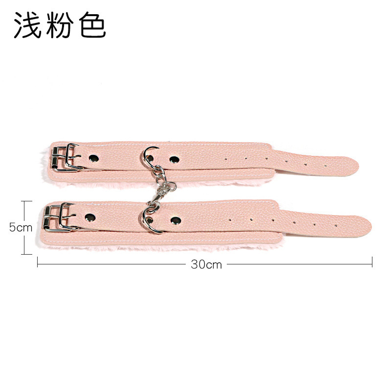 질감 봉제 수갑 빛 분말