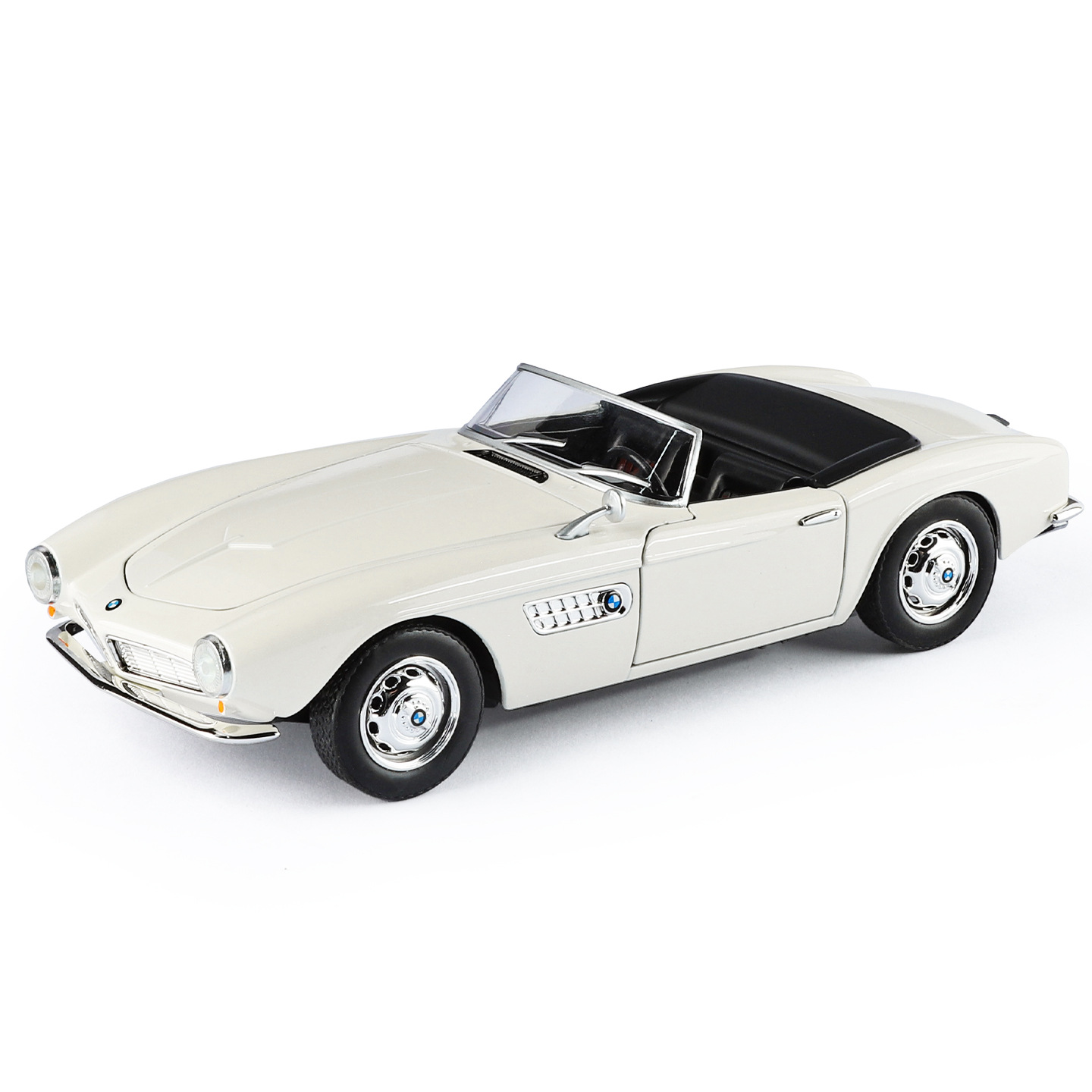 1: 24 BMW 507 aleación modelo de coche retro Echo sonido y luz colección de juguetes para niños