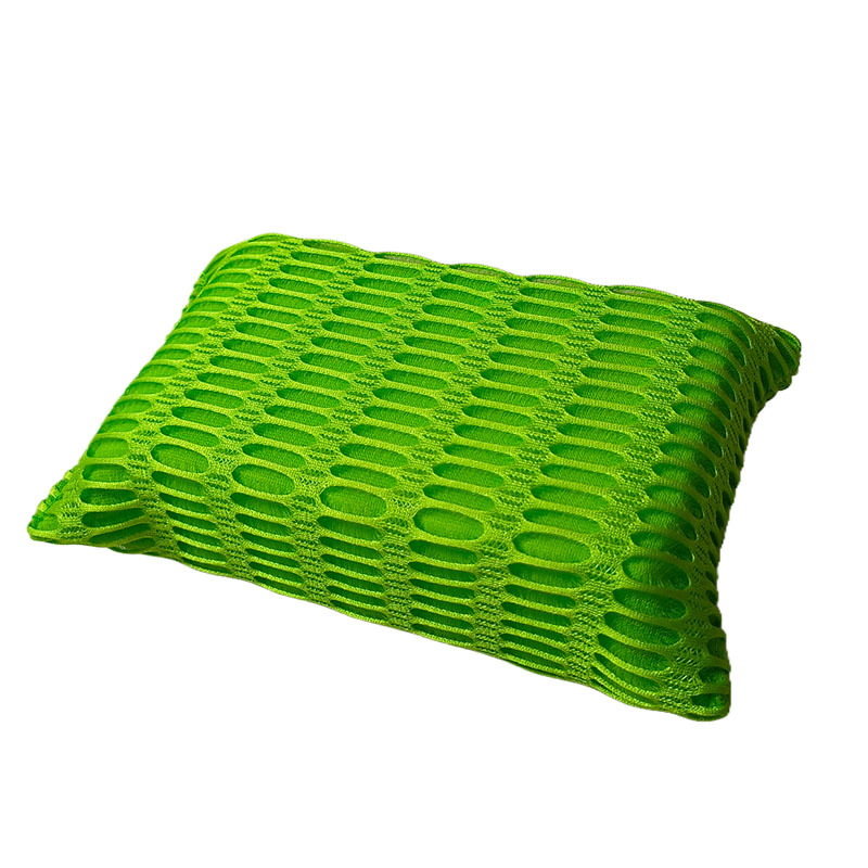 녹색 긴 눈 메쉬 스펀지 블록