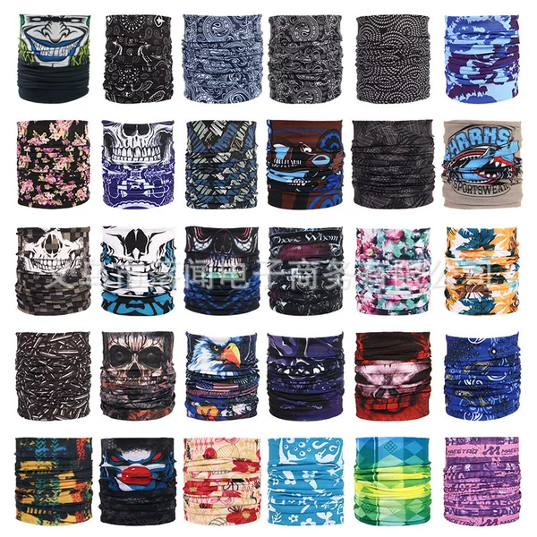 Outdoor headscarf for men and women, cycling sun protection, seamless, multi-functional, versatile magic headscarf, bicycle gear, windproof neck warmer