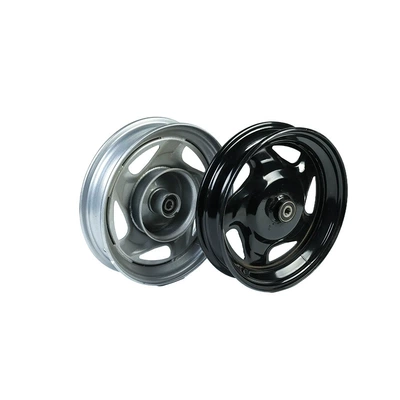 Hub 375-12, Front Steel Rim – Hub - 375-12-front-wheel-with-brake-pot
