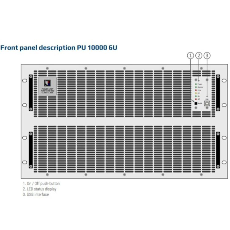 Германия EA-10000 источник питания постоянного тока типа 6U