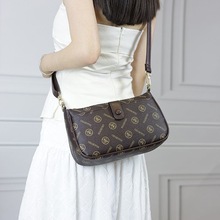 恒丽斜挎包韩版新款复古印花小方包2025新品夏季妈妈手提包零钱包
