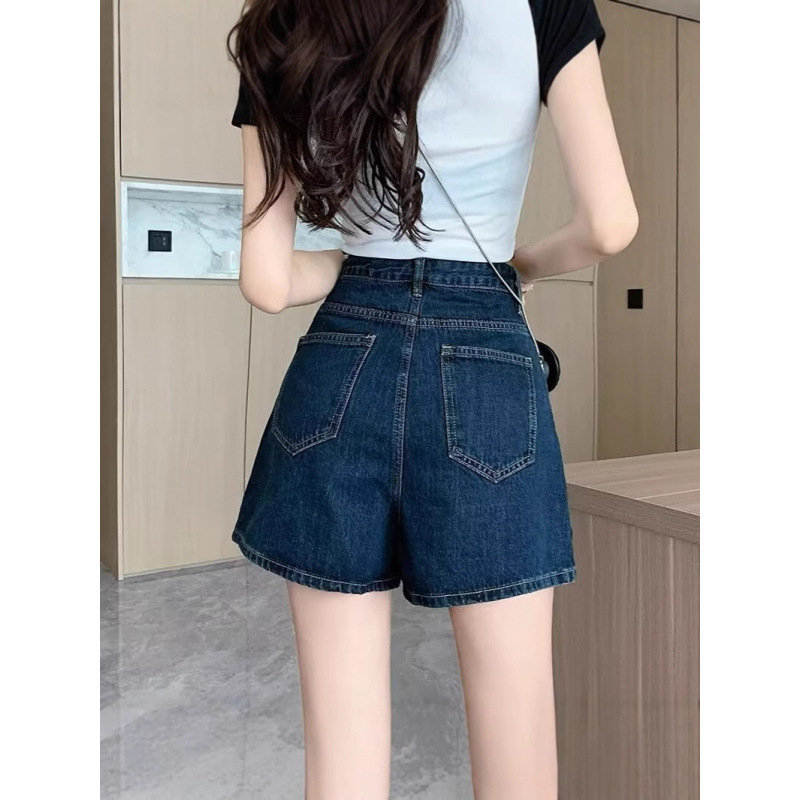 Denim short skirt, women's skirt-pants, new spring-summer model, high-waisted, thin A-line with lining, hip-hugging shorts Denim short skirt, women's skirt-pants, new spring-summer model, high-waisted, thin A-line with lining, hip-hugging shorts