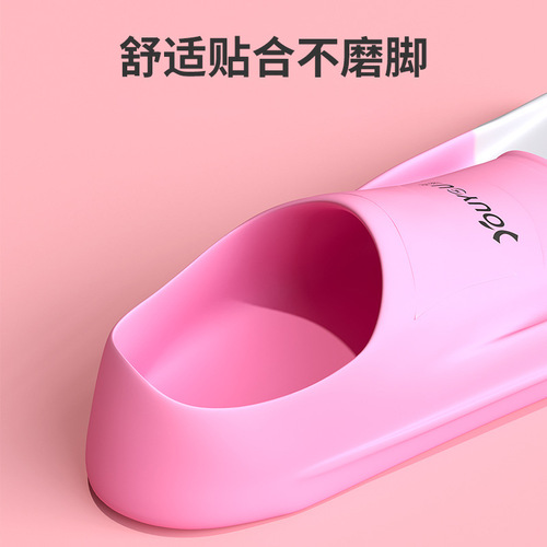 Swimming fins, freestyle special for girls, professional training, short fins, breaststroke, duck feet, snorkeling equipment, men's