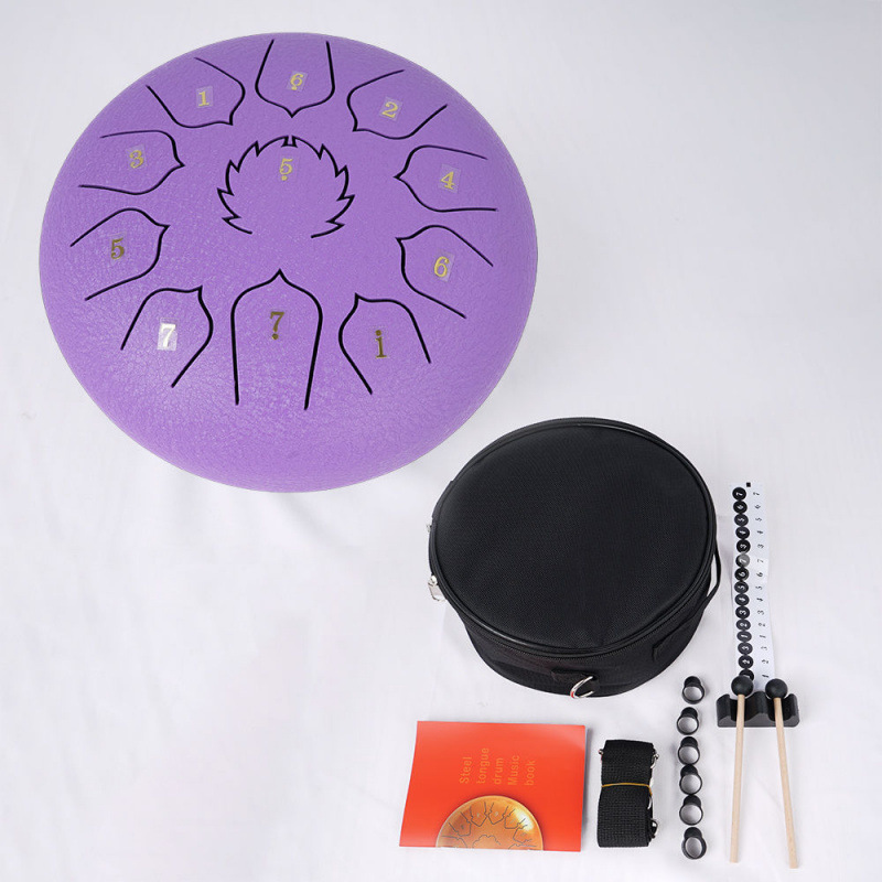 Drum etéreo de pulgada sonido mini pulgada sonido de niños de iluminación estudiantes instrumentos musicales tambor lengua de acero principiantes Aliexpress