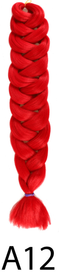 Peruca de comercio exterior fibra química africana gran trenza 165g trenza jumbo trenza cabello de alta temperatura seda trenza