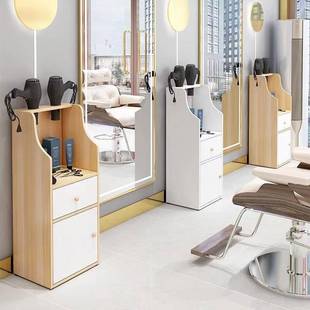 Barber Shop Tool Cabinet, Hair Salon Tool Table, Beauty Salon Tool Cart, Hair Salon Special Cabinet Storage Rack, Leidezhu