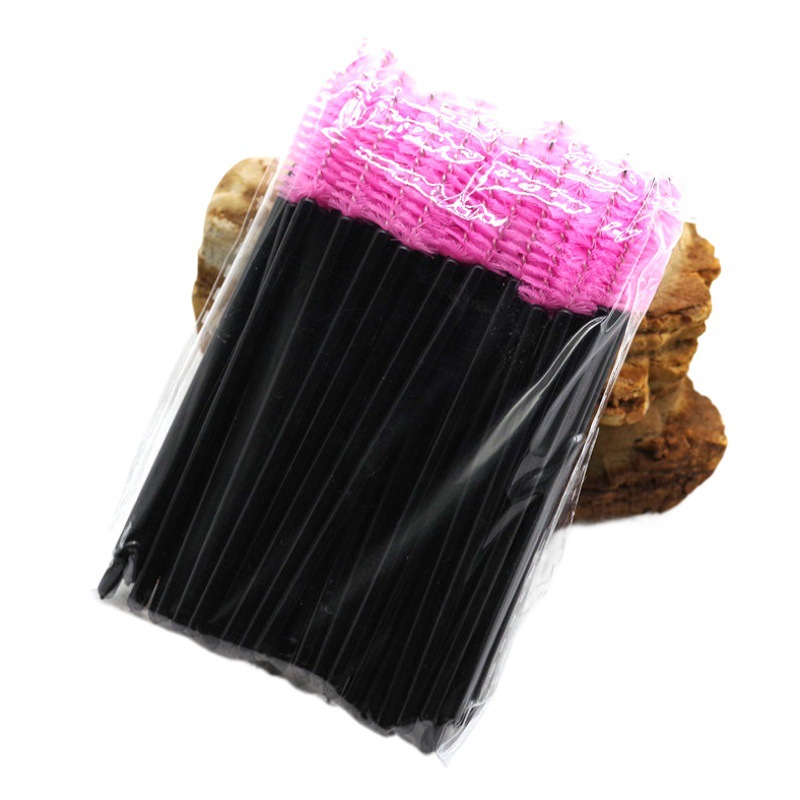 Wholesale Grafting Eyelash Brush Solid Rod Portable Makeup Brush Nylon Eyelash Brush Eyebrow Brush Makeup Brush Tool