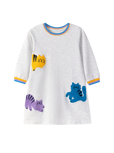 Little Maven Children's Dress Wholesale Autumn Long Sleeve Girls' Dress Cute Children's Skirt