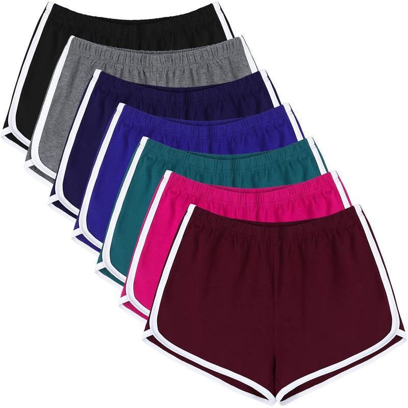 New Cross-Border Foreign Trade Shorts Women's Cotton Shorts Dolphin Hip Line Sports Fitness Style