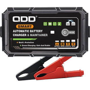 Qdd12V24V Intelligent Pulse Maintainer Charger 12V3A24V2A-2.5A Deep Cycle Battery Trickle Type