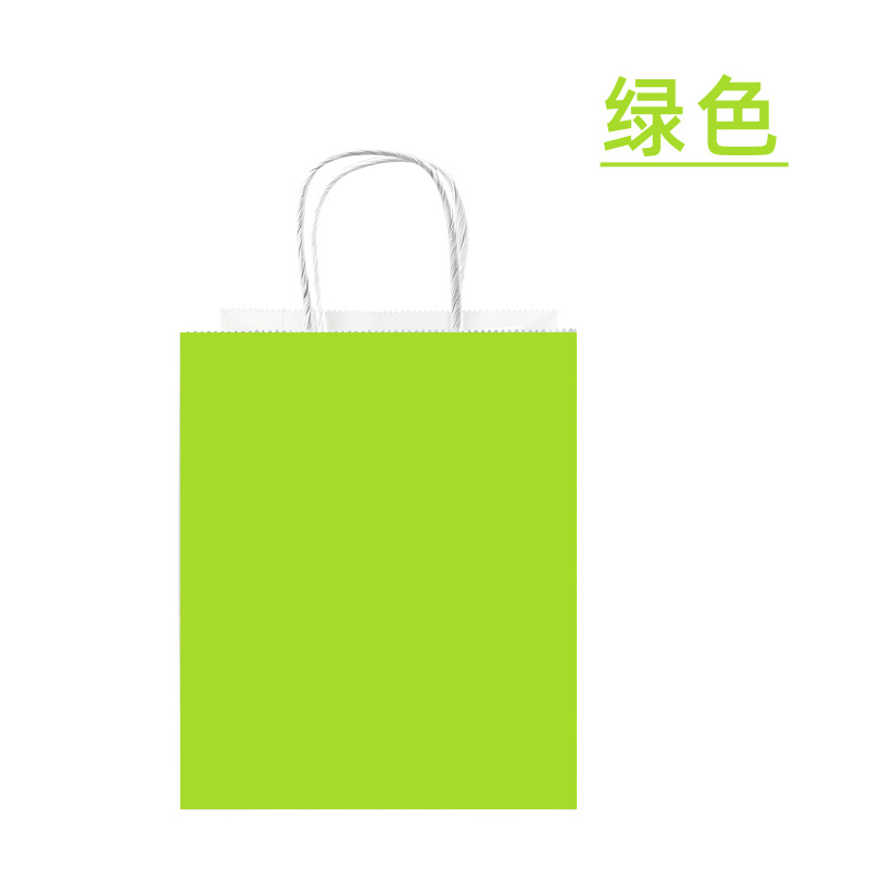 Regalo de bolso de papel Kraft Embalaje DE ALTO aspecto Tienda de ropa Embalaje de café Almacenamiento de embalaje Caja de regalo Bolsa al por mayor personalizado