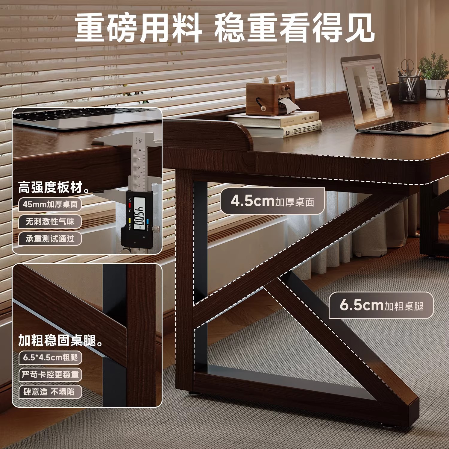 Mesa de madera sólida sofá trasera mesa larga mesa de oficina doméstica mesa de estudio dormitorio mesa de computadora simple mesa de trabajo