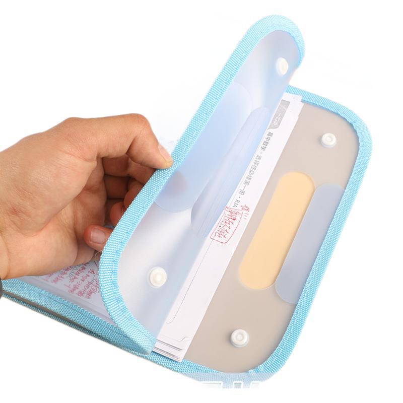 A4 carpeta de bolsa de órgano 13 bolsas de papel de prueba verticales portátiles al por mayor de gran capacidad tipo cremallera