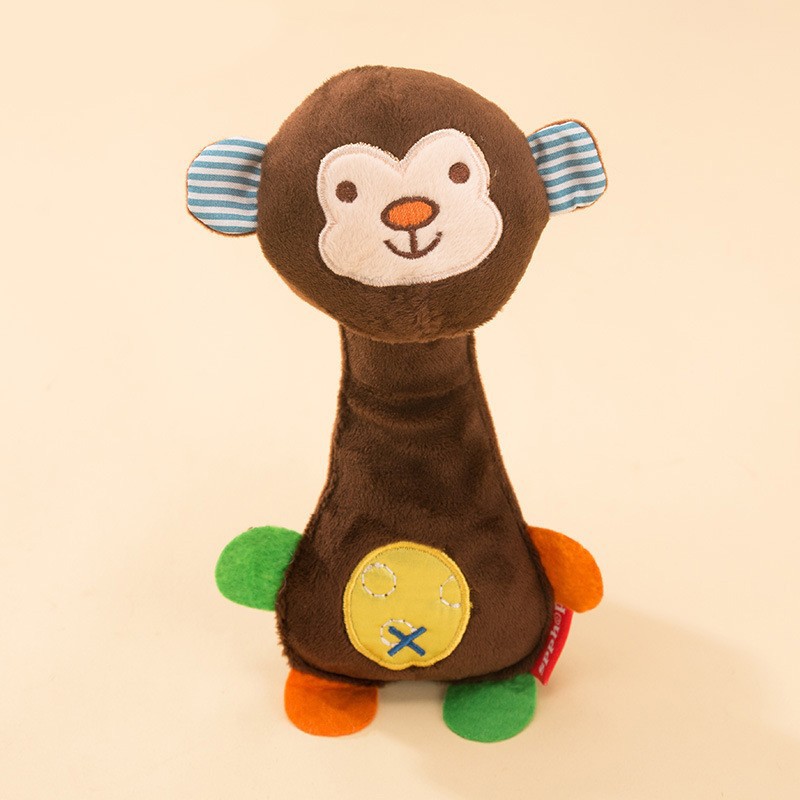 Zoo perro juguete de peluche sonido resistente a los mordiscos Teddy Bear Cat molar suministros para mascotas entrega de una pieza