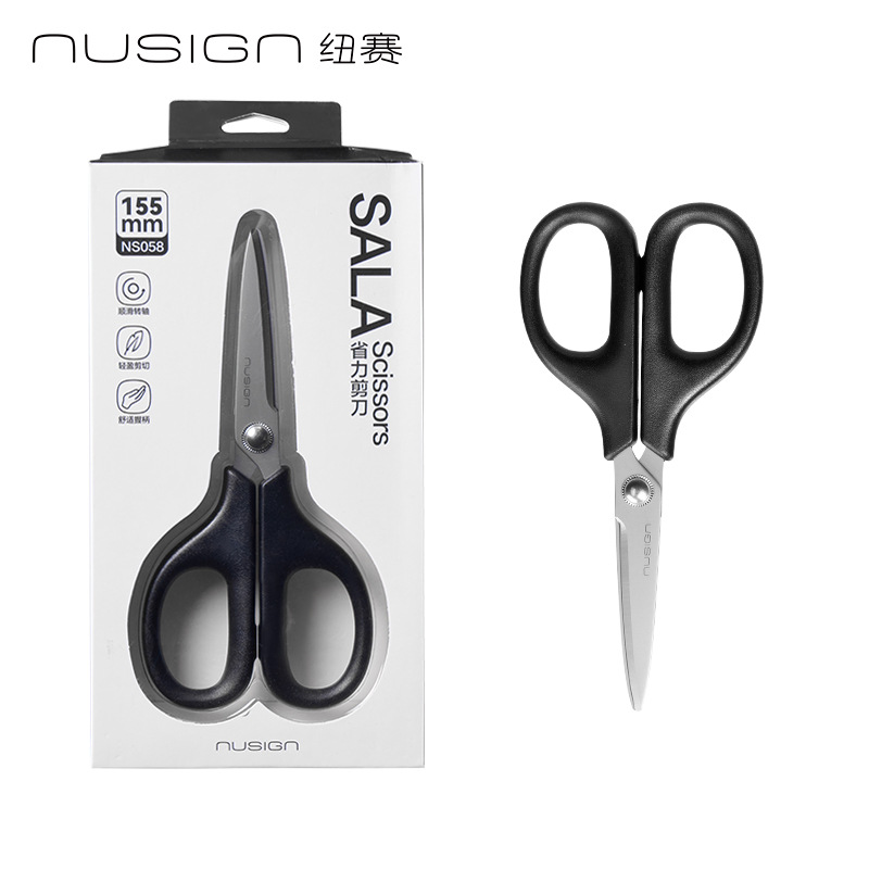 NS058 / NS059 tijeras de oficina hechas a mano tijeras de arte portátiles para estudiantes tijeras de mano