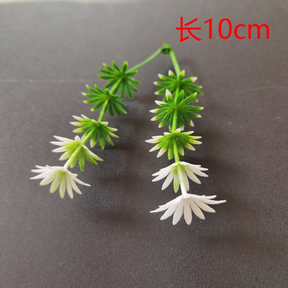 Imitación de hojas verdes hierba de agua hoja persa decoración de flores de boda pared flor de pecho accesorios de muñeca flores diy accesorios hechos a mano