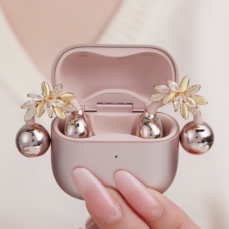 Star Flower Diamond Huawei Freeclip Earphone Clip Multifunctional Clip Buckle Personalized High-End Feel Cross-Border Hot-Selling Accessory