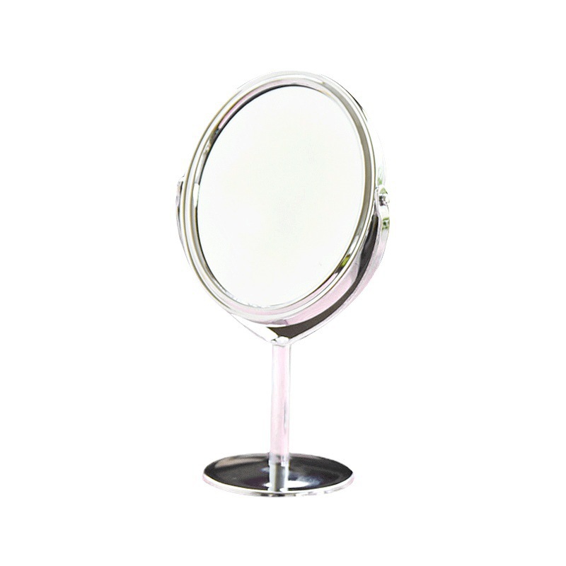 Espejo de maquillaje de mano retro de doble cara para el hogar espejo de tocador de dormitorio espejo de maquillaje espejo de escritorio