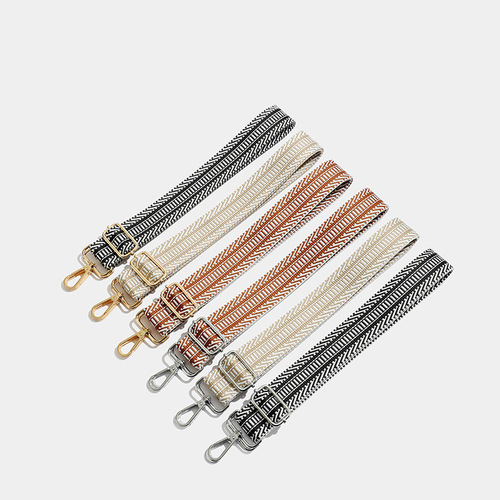 Minimalist Embroidered Geometric Pattern Shoulder Strap, Replaceable and Adjustable Bohemian Shoulder Strap, Multifunctional Travel Accessory