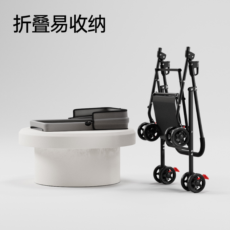 Carrito Separable para Mascotas Metal Plegable para Perros y Gatos Viajes