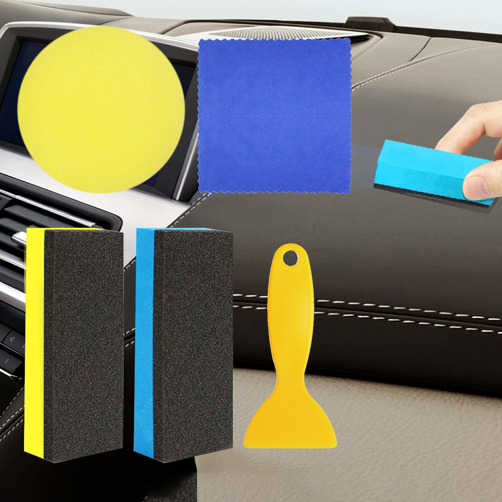Hygienic sponge metal glass absorbent towel for home use