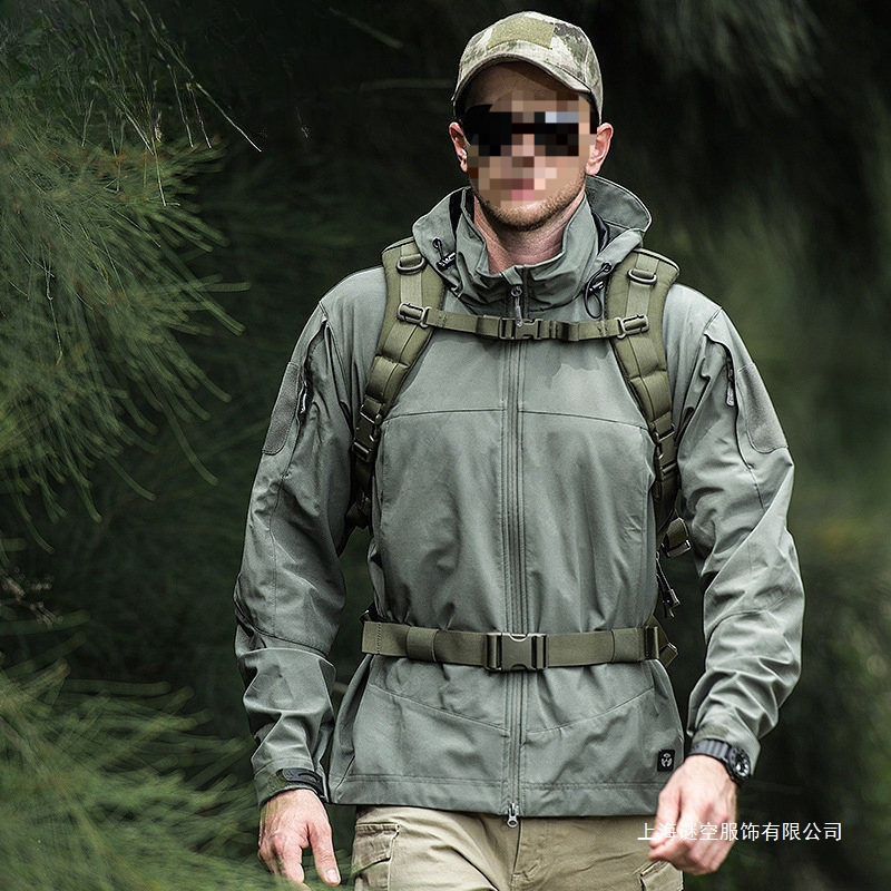 Lightweight tactical jacket for men, suitable for spring, autumn, and winter, designed for military enthusiasts, offering outdoor wind protection and ideal for hiking Lightweight tactical jacket for men, suitable for spring, autumn, and winter, designed for military enthusiasts, offering outdoor wind protection and ideal for hiking