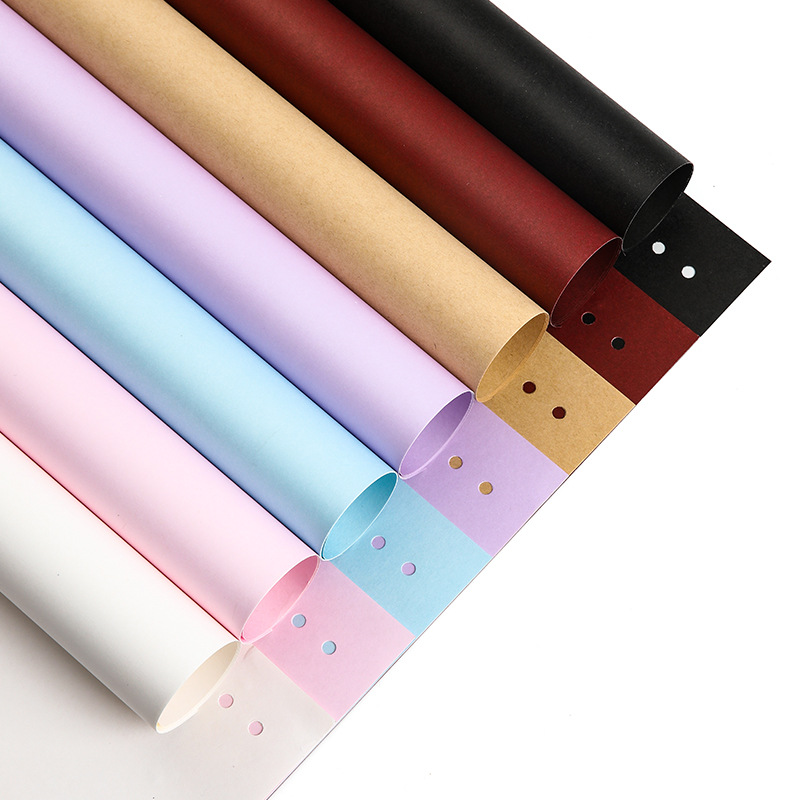 Papel de modelado de ballet rojo 157g papel kraft engrosado de papel de embalaje de flores materiales de papel de embalaje de flores al por mayor