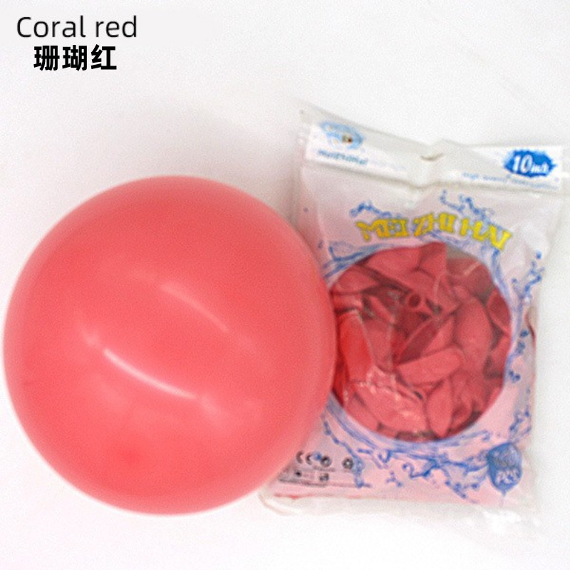 Globo mate personalizado de 10 pulgadas engrosado decoración de la sala de bodas decoración de la fiesta de cumpleaños globo de impresión de Navidad al por mayor