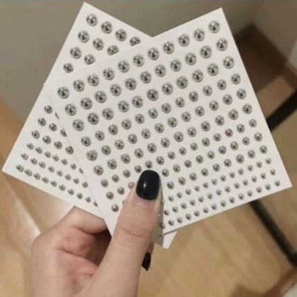 Cross-border hot simulation acrylic Pearl stickers studio photo makeup eye makeup forehead eyebrow stickers ancient costume mermaid makeup