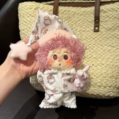 Pluş açarlıqlar, Plush Doll Pendant with - pink-kitten-pajamas-pink-explosion-pendant