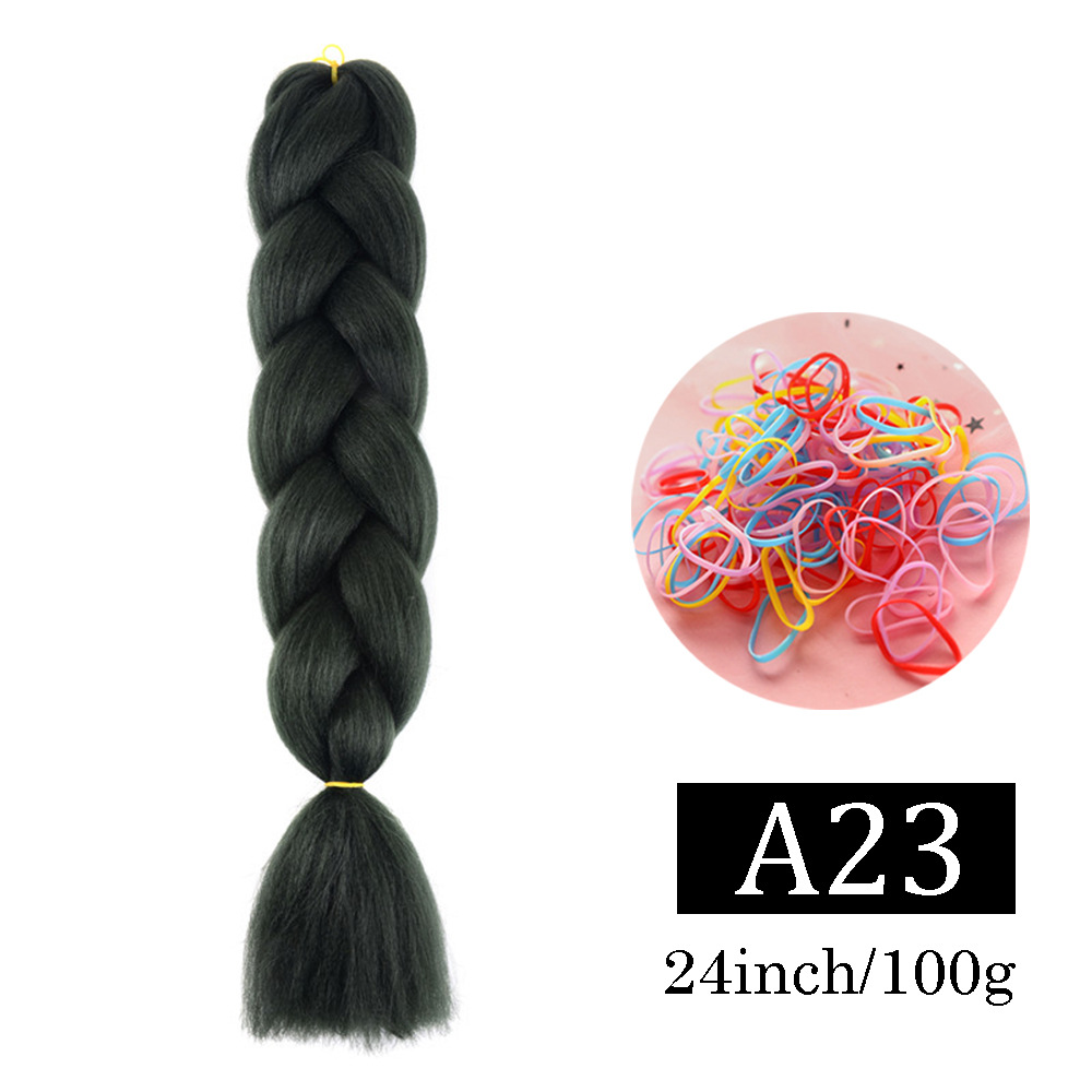 Peluca de trenza grande africana, color, trenza sucia, cuerda para el cabello, degradado, fibra química, trenza grande, reggae, hip-hop, trenza sucia, trenza