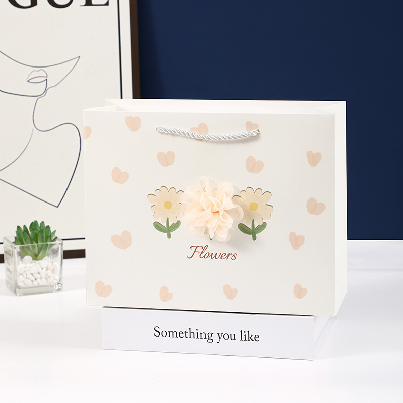 Bolsa de regalo 3D tridimensional de alta calidad, bolsas de papel de embalaje de regalo de cumpleaños, bolsas de papel de mano de alto valor de la diosa