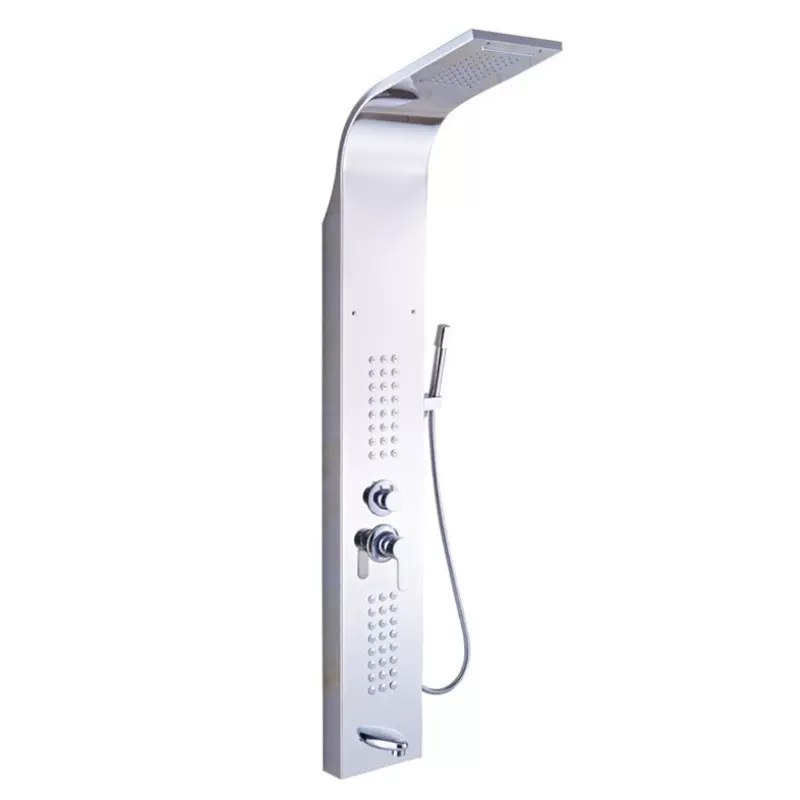 不锈钢304纯铜 恒温数显智能淋浴屏 花洒套装浴室沐浴屏花洒套装