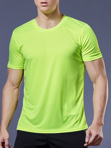 Cross-border PRO Men's Summer Lightweight Breathable Sports Fitness T-Shirt Running Basketball Fitness Clothes Quick-drying Shirt