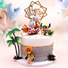 Pirate ship Large vehicle Decoration One Piece Sunlight Cake Decoration comic Garage Kit Office ornament