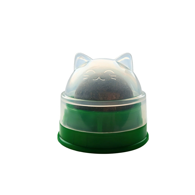 Bolas de menta para gatos en stock al por mayor Licking Joy autoadhesivo anti-perdida de dientes molares juguetes para gatos juguetes de menta para gatos